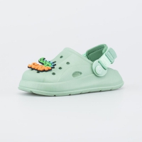 325166-03 зеленый туфли пляжные малодетская, дошкольная Полимерн.мат.